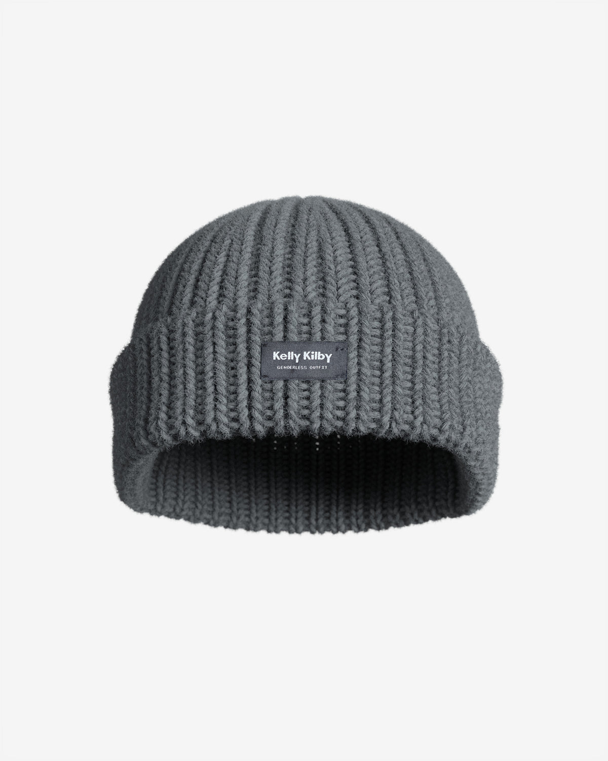 Bonnet en laine mérinos gris Kelly Kilby